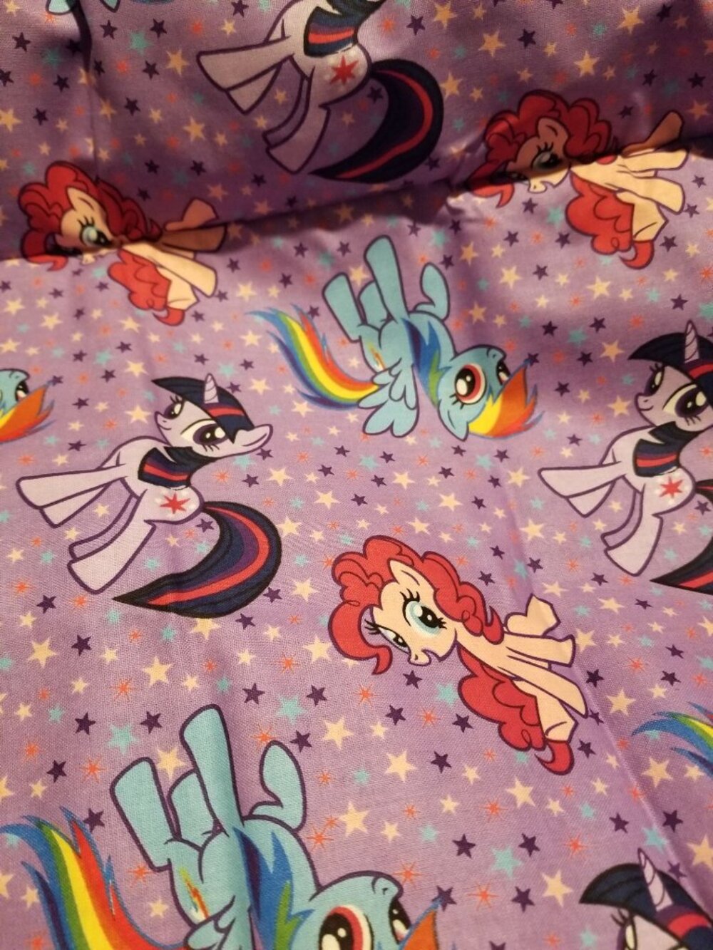 Material Cotton Purple My Little Pony Spring Creative Fashion 2013 60 " x 45"